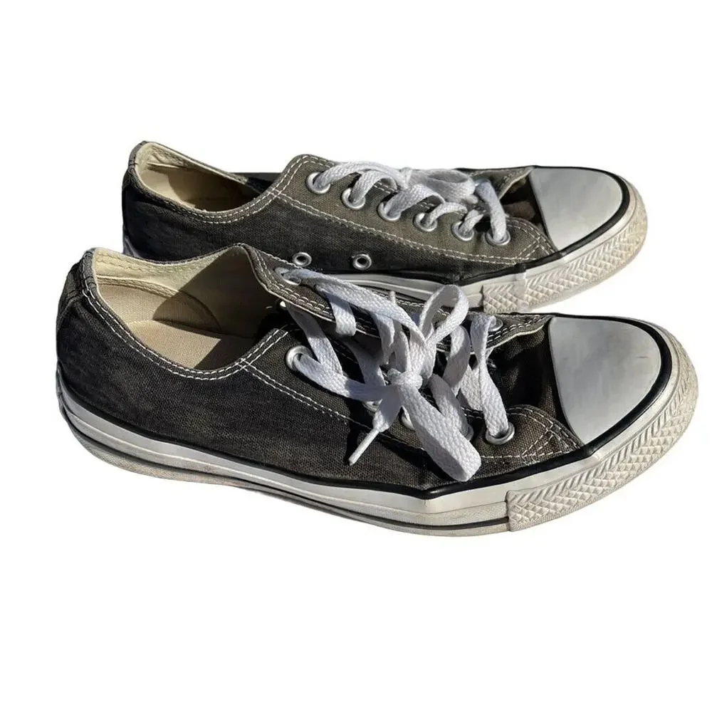 Converse Unisex Sneakers Shoes Chuck Taylor All Star Low Top Athletic Gray Green - Picture 5 of 11